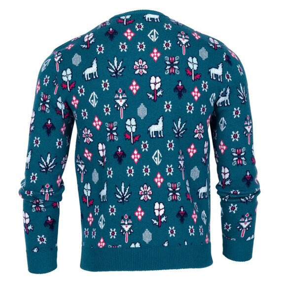 NEW GREYSON Wool And Cashmere Blend Storytelling Sweater for men 1025 8m4 - Picture 2 of 3